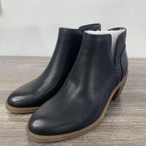 New! Frye And Co Persea Booties Womens Size 6M Black Ankle Boots Block Heel